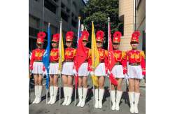 101校慶彰女樂儀隊表演