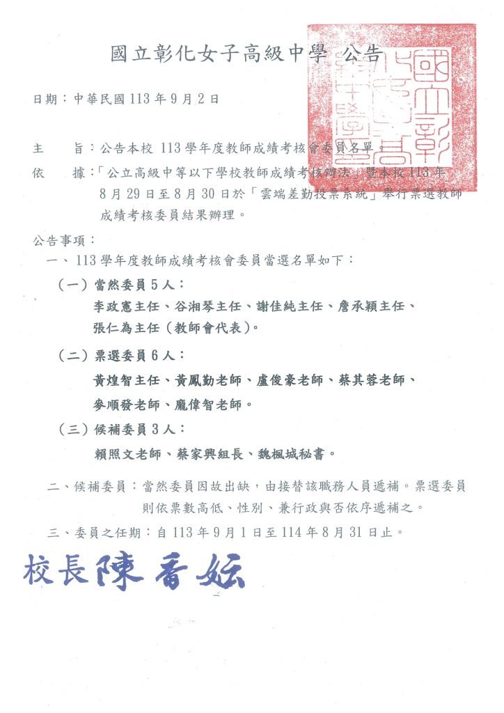 名單