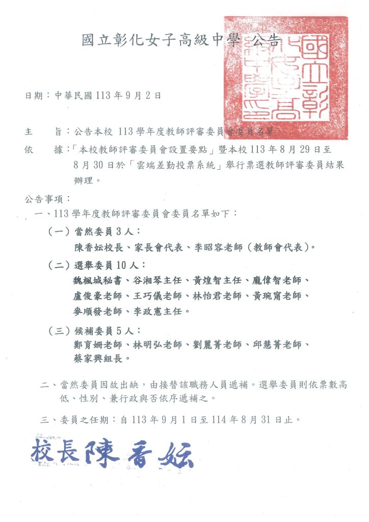 名單